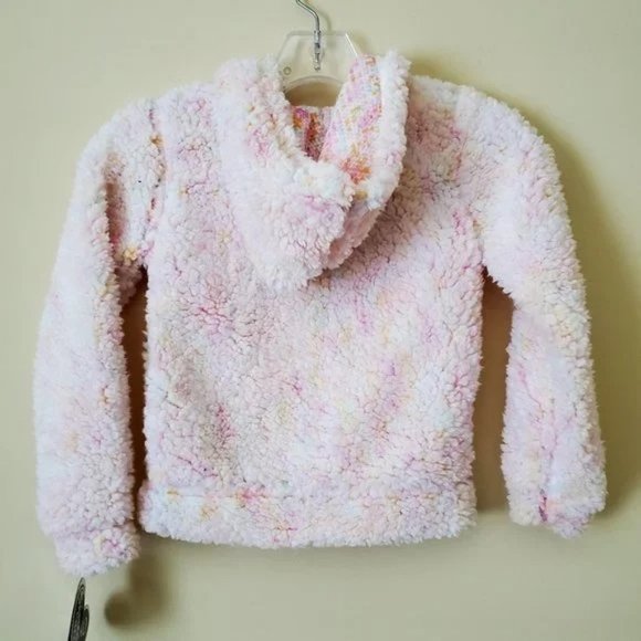 XOXO Girl's Pink Fuzzy Full Zip Hoodie SZ L(6X) - Picture 3 of 7